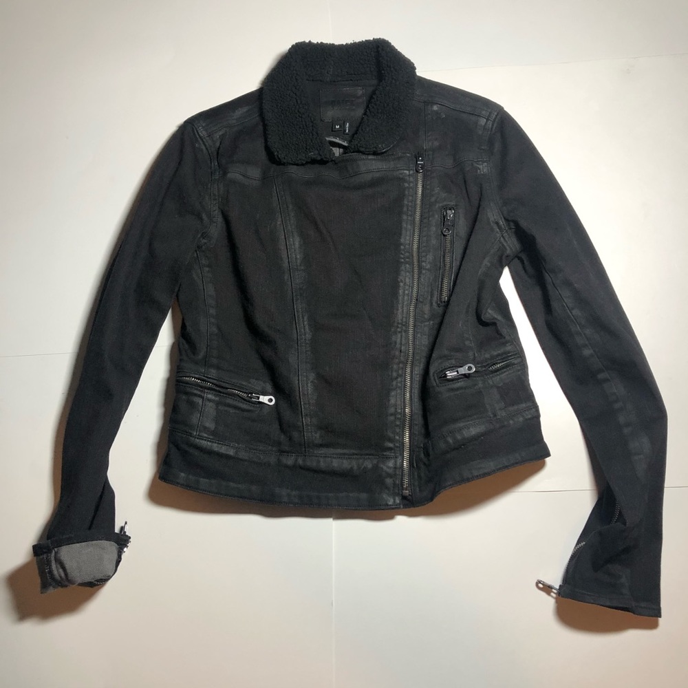 Paige Jacket like denim Moto slightly cropped